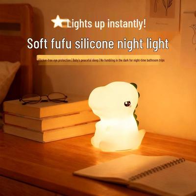 Hart Dragon Silicone Rechargeable Night Light: Seven-Color Bedside Atmosphere Lamp