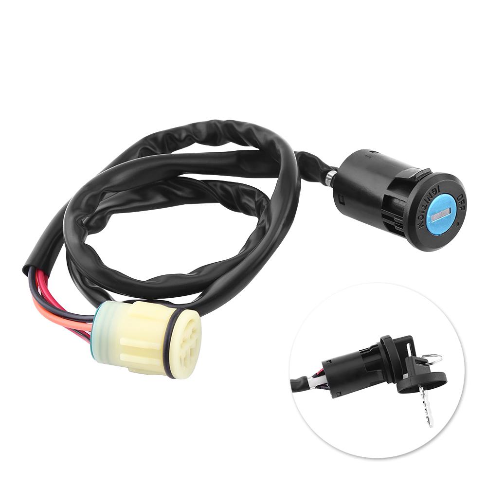 Motorcycle ATV Ignition Key Switch Assembly For Honda TRX420 Rancher 07 11 TRX450 Foreman 02 04