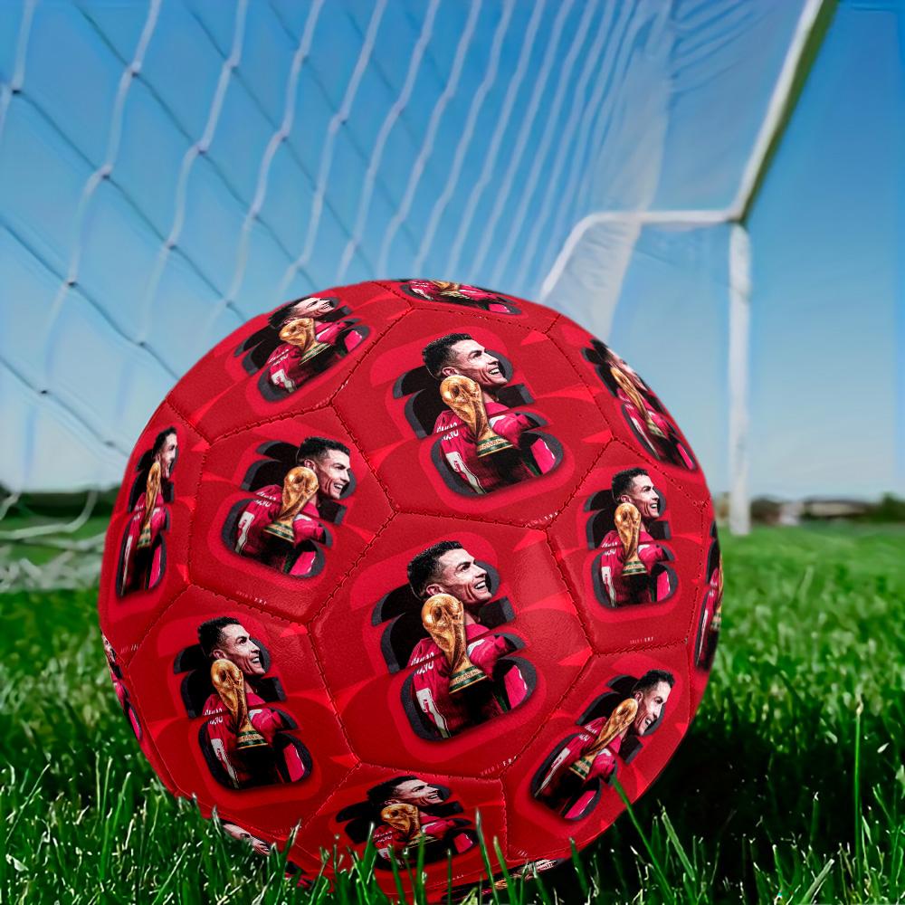 Cristiano Ronaldo5 Taglia 5 Calcio Pallone da Calcio Cucito a Macchina Indoor/Outdoor Allenamento e Partite per Accessori da Calcio