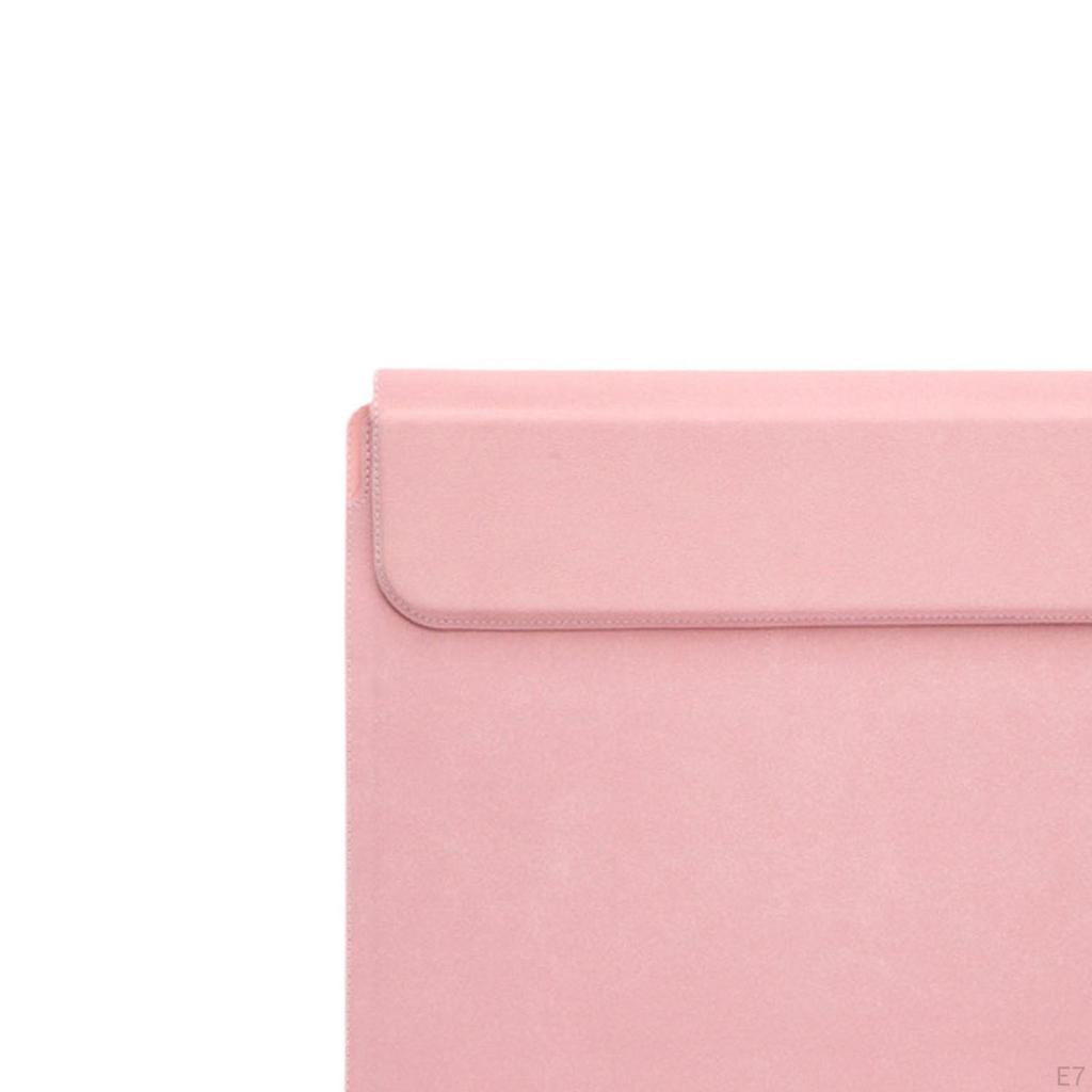 Laptop Sleeve 15 16 inch Dust Cover Carrying Case Business Adjustable Stand PU Leather