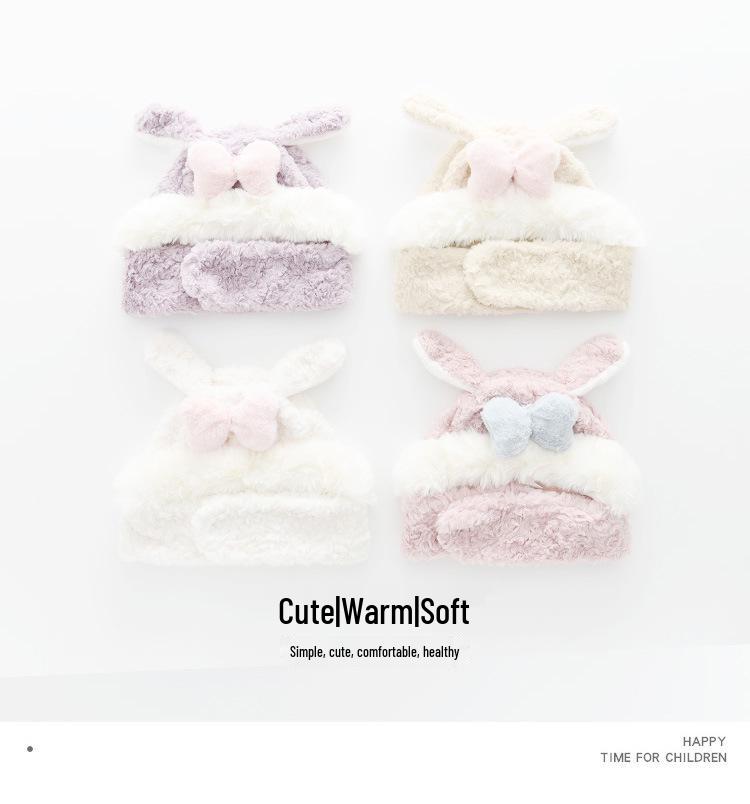 Dziecięcy pluszowy zestaw czapka-szalik z postaciami z bajek - Ciepły, wiatroszczelny, do ochrony na zewnątrz zimą