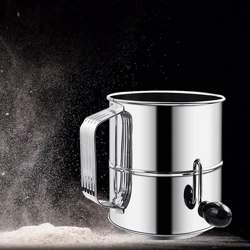 Stainless Steel Fine Mesh Strainer For Pastries Cupcakes Decorate Cakes Equipment