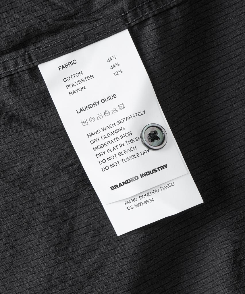 Beulaendideu Silent Resort Half Shirt [Ash Black]