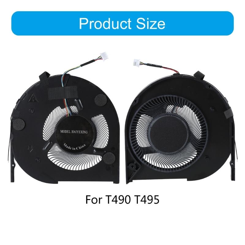 CPU Cooling Fan Laptop Internal Replacement Fan For T14 T490 T495 Notebook Brushless Motor Quiet Fan