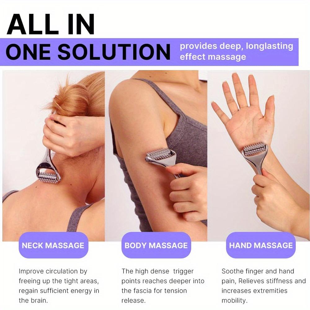 Massage Roller Acupuncture Roller for Muscle Pain Relief Acupressure Massager Deep Tissue Massage Tool for Hand Foot Neck Arms