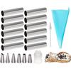 Non-stick Stainless Steel Baking Cones Danish Pastry Roll Forms Croissant Cream Horn Mold Cannoli Tubes