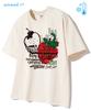 VENHIT Flesh Strawberry Cool Cotton Short Sleeve Tee