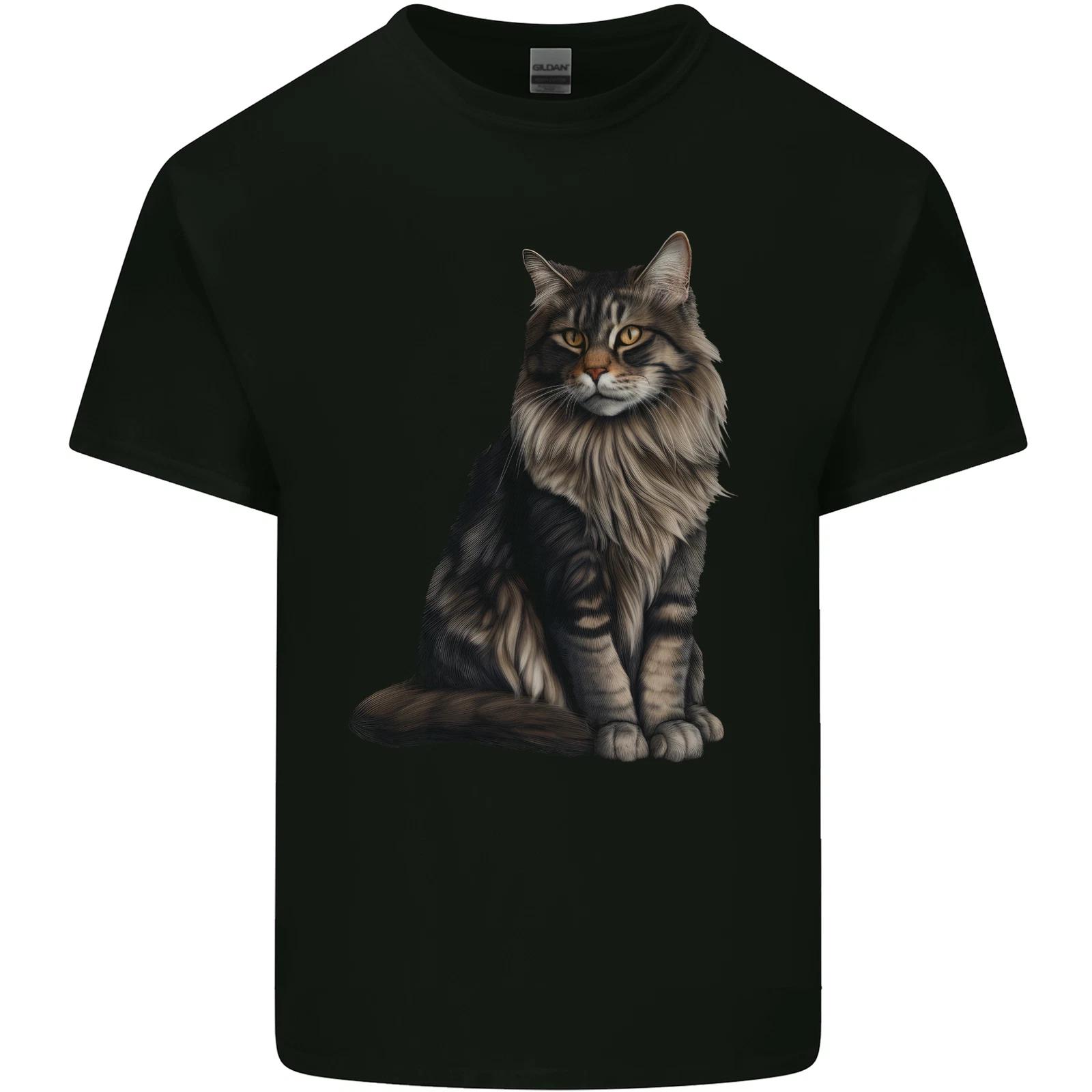 A Posing Cat Kids T-Shirt Childrens 4XL