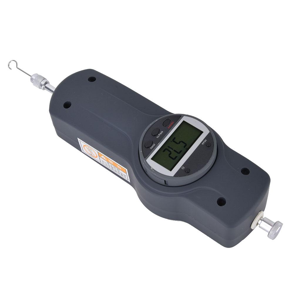 Digital Display Dynamometer Force Gauge Push and Pull Tester Meter with 5 Side Heads (30N)