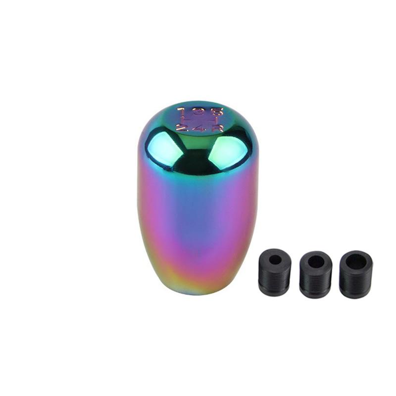 Stylish Universal 5speed Gear Shift Knob Stick Manual Transmission Universal Car Aluminum Extended Gear Shifter Gear Head Knob