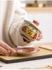Three Talents Hand-Painted Gaiwan: Large Retro Chinese Tea Set for Home Brewing