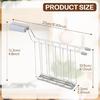 Stainless Steel Toast Rack Space Saving Sandwich Cage for Toaster Efficient Bread Warmer Tool with Even Heating