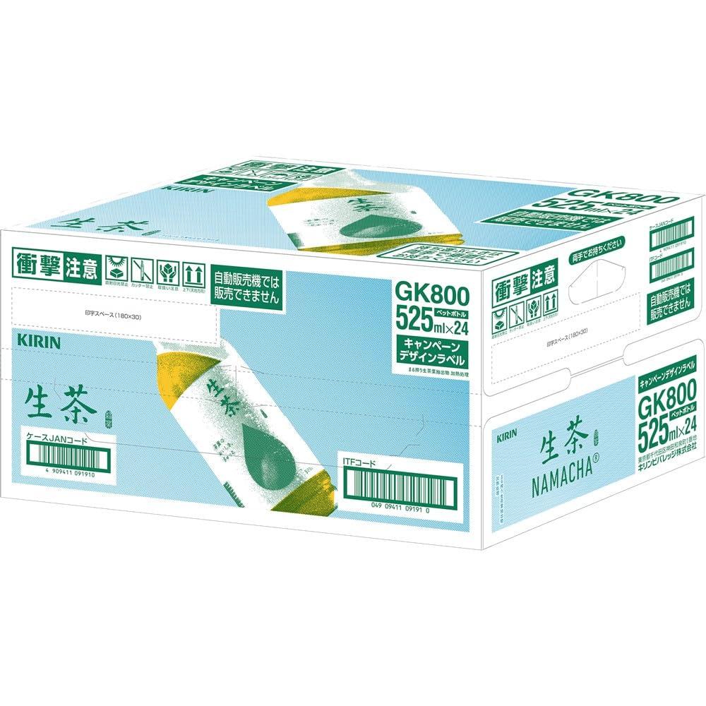 Kirin Namacha 525ml 24 Bottles Tea Green Tea Plastic Bottle