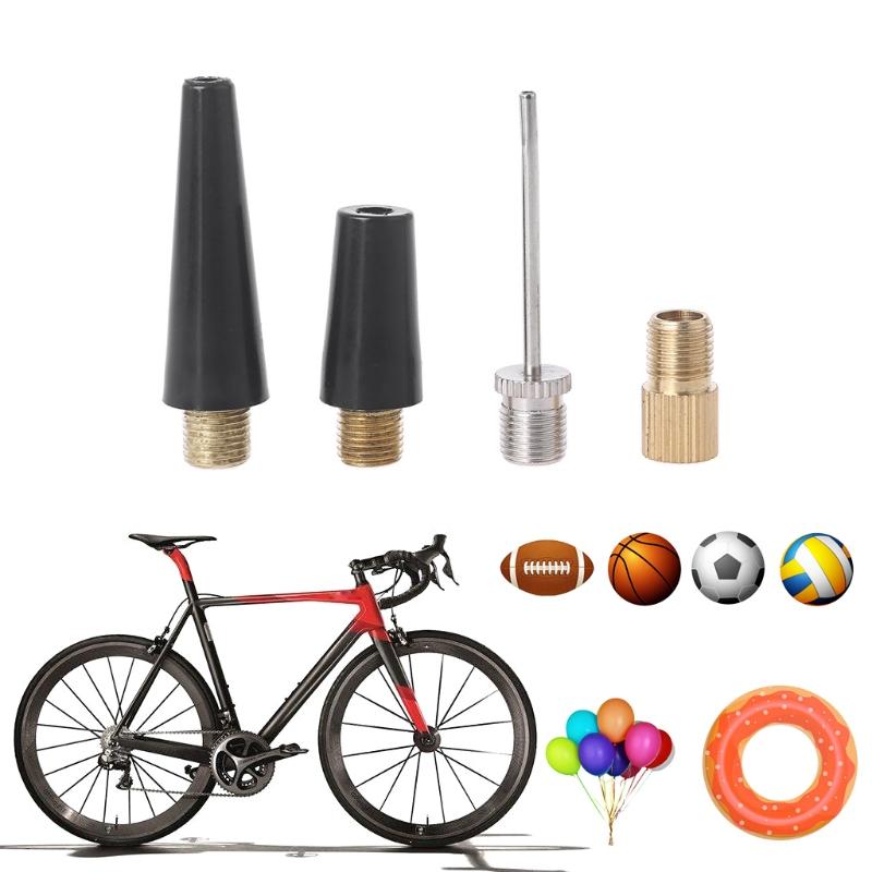 Bike Tire   Adapters Ball Pumps Needle Balloon Nozzle Inflation set   Inflator Adapters Air Pumps Accessories