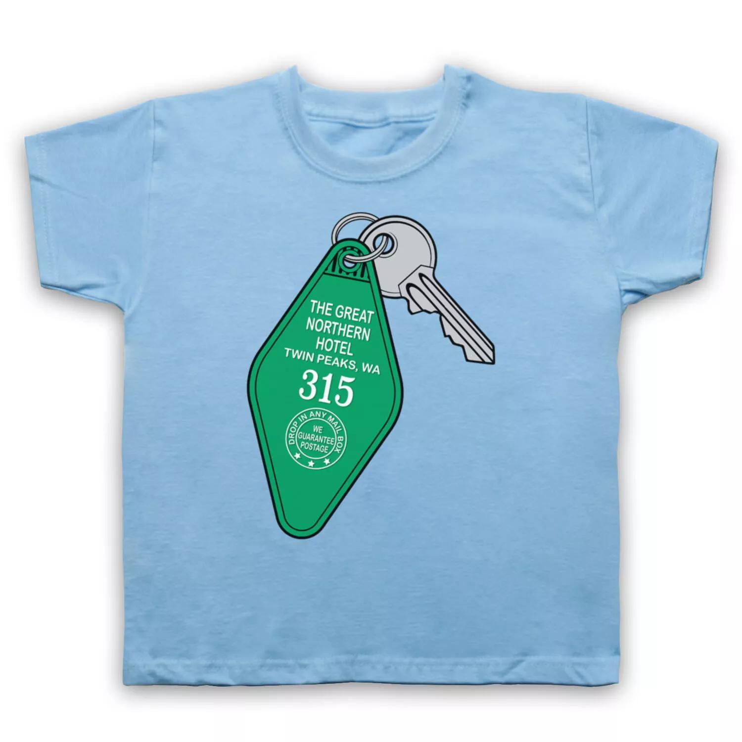 TWIN PEAKS HOTEL ROOM 315 KEY THE GREAT NORTHEN HOTEL KIDS CHILDS T-shirt 130