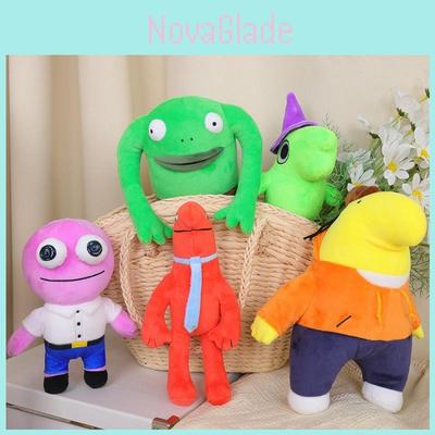 Customized Smiling Friends Plush Toy Gift Mr. Frog Doll 155g 28cm Yellow Hoodie