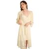 Sexy pajamas women's spring, autumn and summer new lace temptation pure desire wind French long nightgown nightgown two-piece set in stock