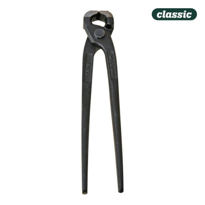 Pince de coffrage - ta123 - 9" - Acier forgé - Demi coupe - Noir