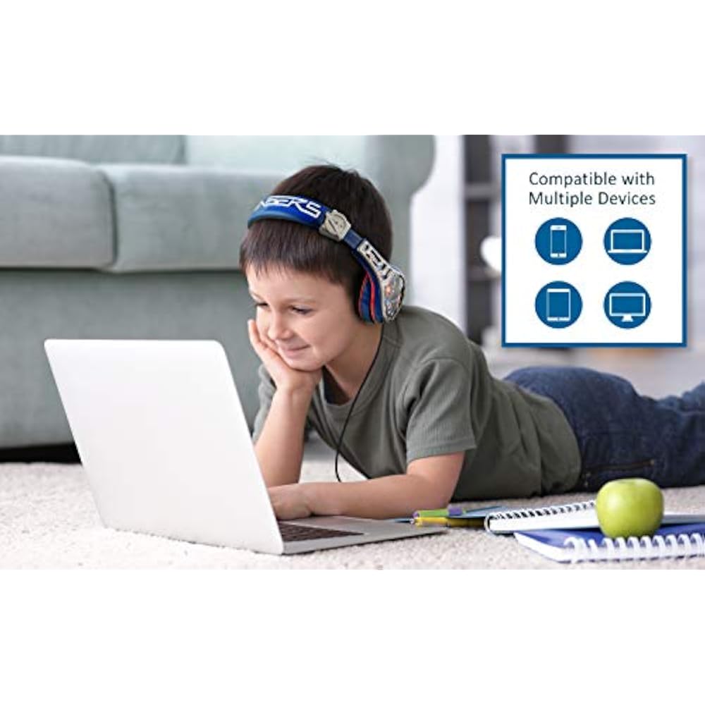 eKids Marvel Avengers Assemble Low Volume Headphones