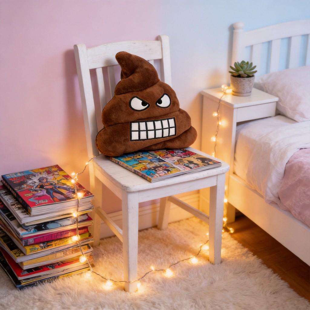 Kreatives lustiges Tag-Charakter-Kissen, weiches Plüschkissen für Wohnzimmer- und Schlafzimmerdekoration