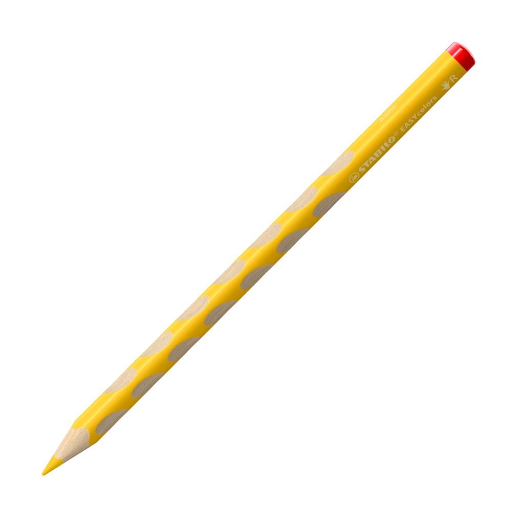 STABILO Easy Color Watercolor Pencils, Right-Handed, 12 Colors, 332-12