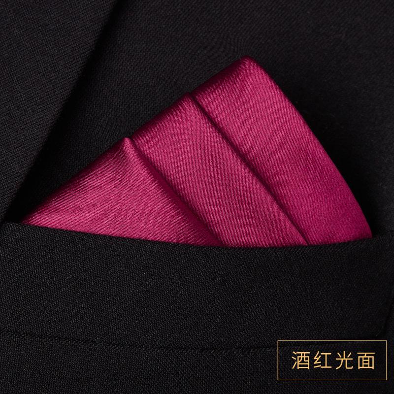 Herren Anzugtaschentuch Quadratisches Tuch Herrenhemd Taschentuch Schal Kleid Anzug Brusttuch Seidentuch Brusttuch Klein Weiß