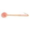 Double Sided Shower Brush Long Handle Exfoliating Dry Wet Use Nylon Silicone Bath Body Brush Pink