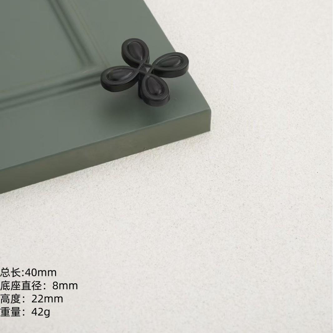 

Ручка в средневековом стиле, цвет античной бронзы, четырехлистный клевер, простая, для двери ящика шкафа, для ящика шкафа, французская ретро-ручка