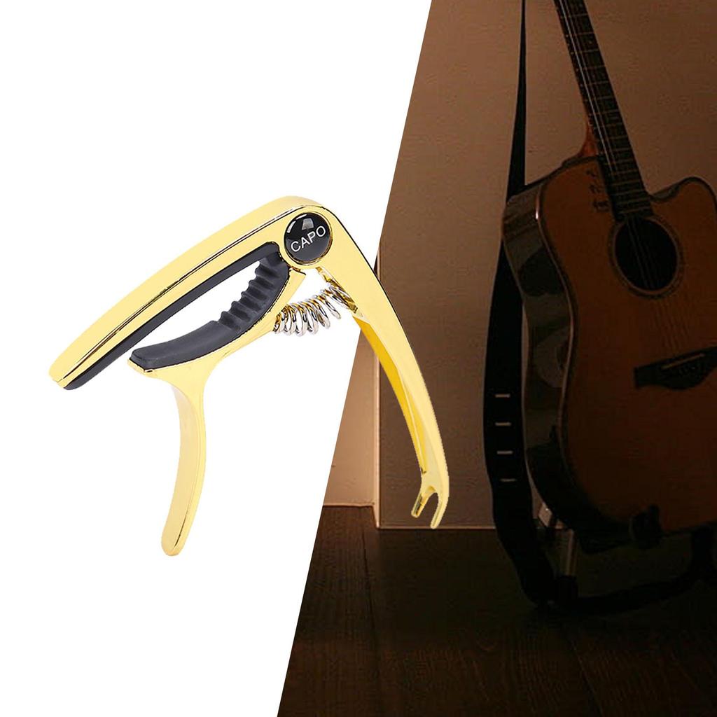 Acoustic And Electric Guitar Capo Tuning Accessories Replacement Parts Zinc Alloy Detachable