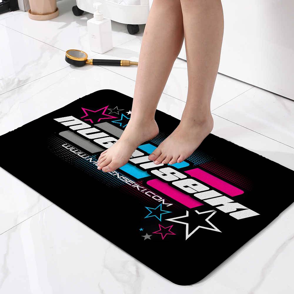 M-Mugen-S-Seiki Floor Mat Bathroom Absorbent Mat Simple Door Dirt-resistant Mat Home Kitchen Mat Foot Mat Entry Mat