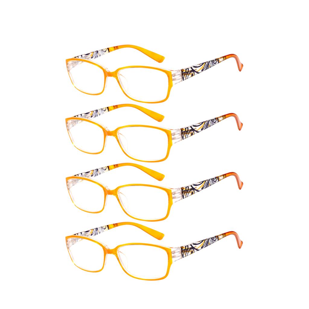 1/2/3/4/5pcs Auto-Focus Blue Light Blocking Reading Glasses – Anti-Fatigue Unisex Oversized Frames with Spring Hinges