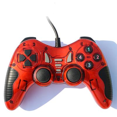 Controlador de Jogo USB Com Fio para Dois Jogadores Portátil Gamepad para Computador PC Windows Joystick Jogo Gamepad Joystick