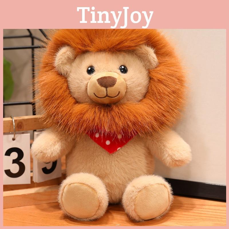 Plush Lion Toy For Kids With Ultra Soft Short Pile For Indoor Decor And Gift Ideas