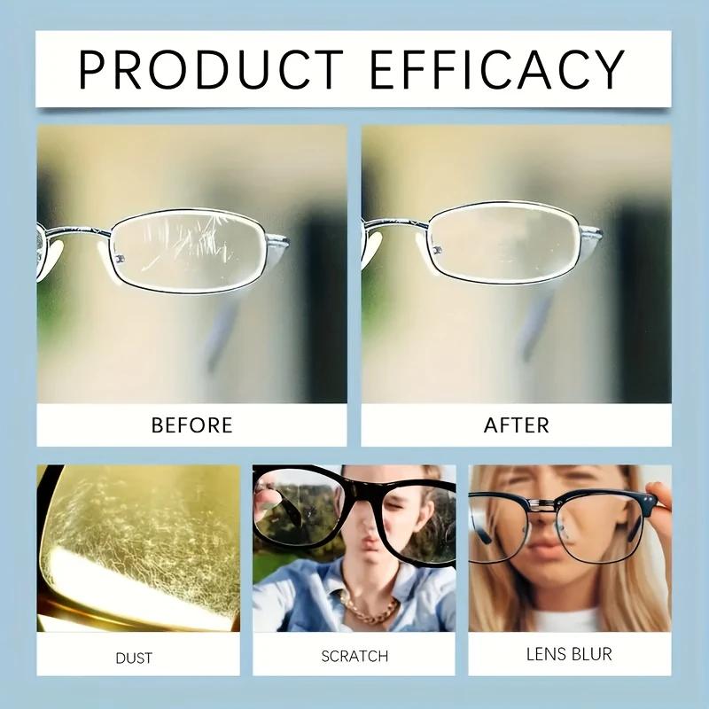 Multi Functional Glass Lens Repair Kit - Restoring Clarity and Smooth Surface - Suitable for Car Windows, Rearview Mirrors,