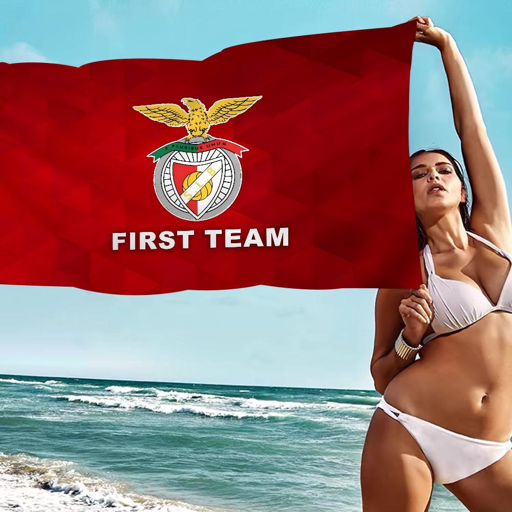 Ποδοσφαιρικός Σύλλογος B-Benfica Πετσέτα Μπάνιου Μικροΐνες Μαλακή Απορροφητική Αεριζόμενη Για Κορίτσια Παιδιά Διακοσμητική Κινούμενα Σχέδια Πετσέτα Παραλίας