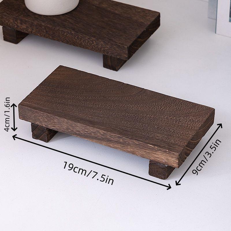 

Квадратный деревянный поднос для декоративных экспозиций, фотографии и декора ресторана