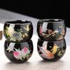 Vintage Ceramic Color-changing Teacup Chinese Style Creative Heat-resistant Beverage Tea Sets Kung Fu Teaware Tea Cups New