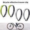 4pcs Reflective Bicycles Wide Pant Clip Sports Running Waist Ankle Belt Cycling Accessories