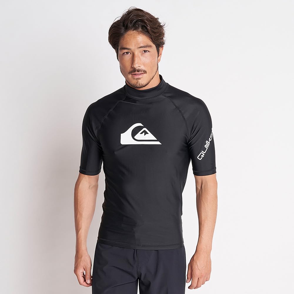 Quiksilver Men's ALL TIME SR Rashguard, Size BLK1, Medium