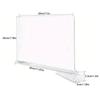 2PCS Clear Acrylic Closet Shelf Bookcase Divider Home Use Wardrobe Shelf Bookcase Divider Baffle Commodity Storage Organizer