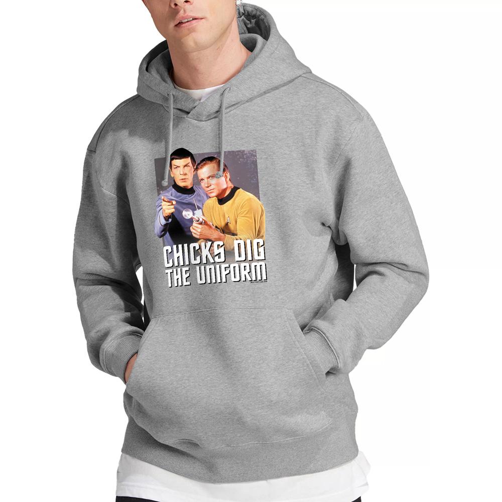 STAR TREK Mens Chicks Dig Hoodie