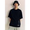 H M Loose FiT PrinTed T sHirT Black