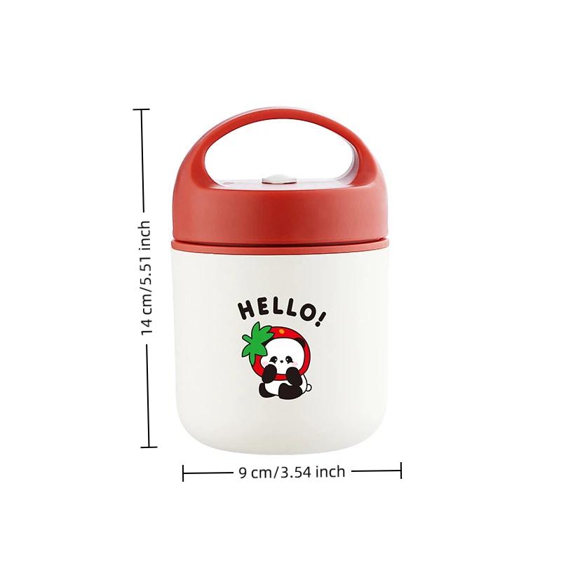 460Ml Thermal Lunch Box 304 Stainless Steel Leak-Proof Food Portable Thermal Jar Insulated Soup Cup Bento Thermos Containers