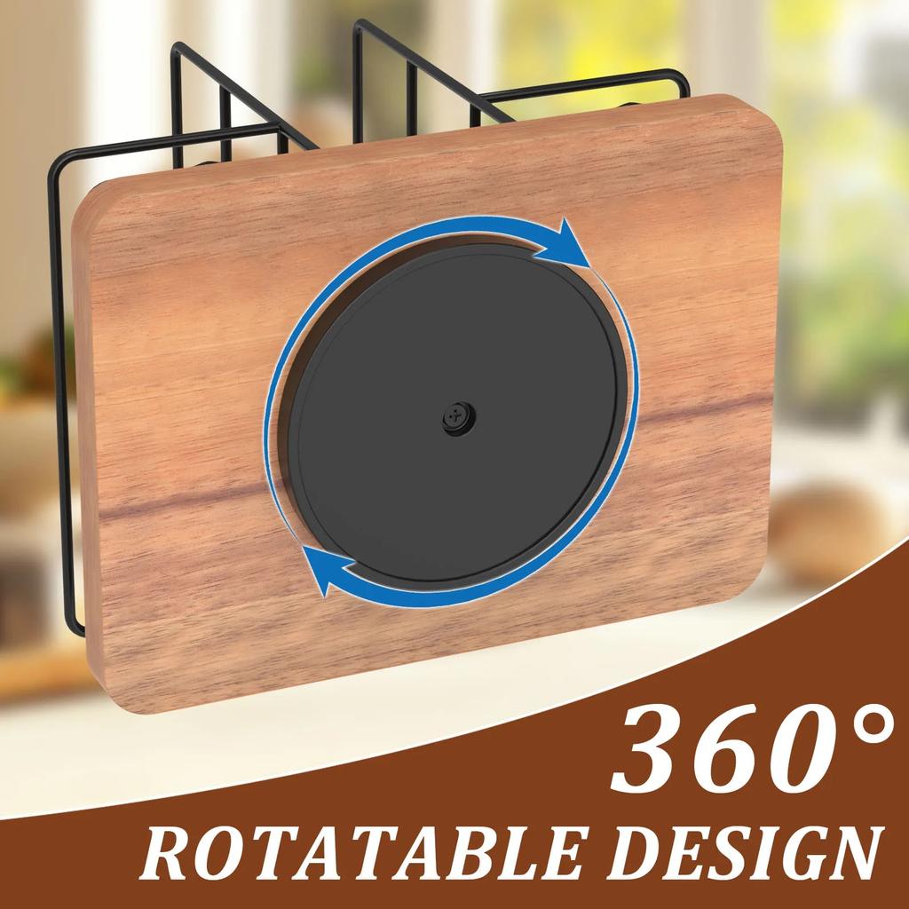 Napkin Holder for Table, Rotatable Metal Napkin Holder Caddy Modern Napkin Dispenser for Table Kitchen Countertop|Coffee Bar