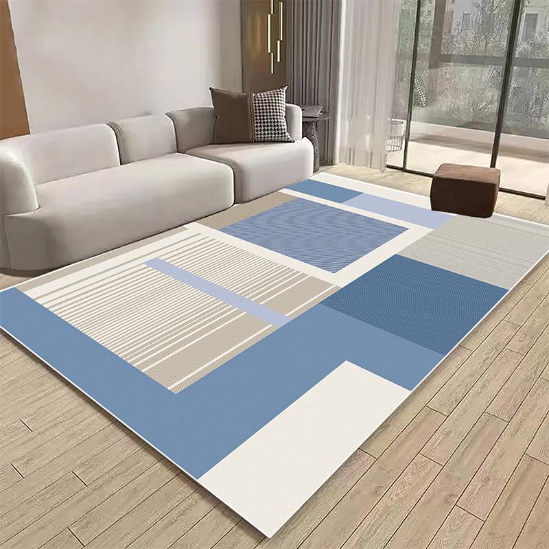 Modern Simple Carpet for Living Room Large Area Decoration Rug Non-slip Bedroom Lounge Light Luxury Rugs Washable Sofa Table Mat