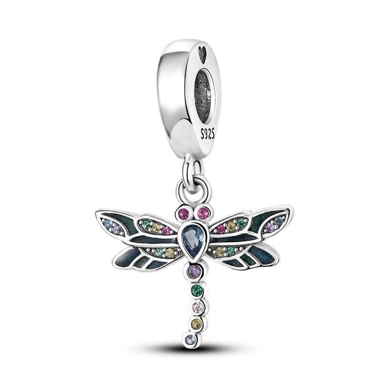 New Copper Plating Forest Series Woodpecker Spider Lion Charm Of Chain Bead Fit Original Bracelet Accessories Diy Ladies Jewelry