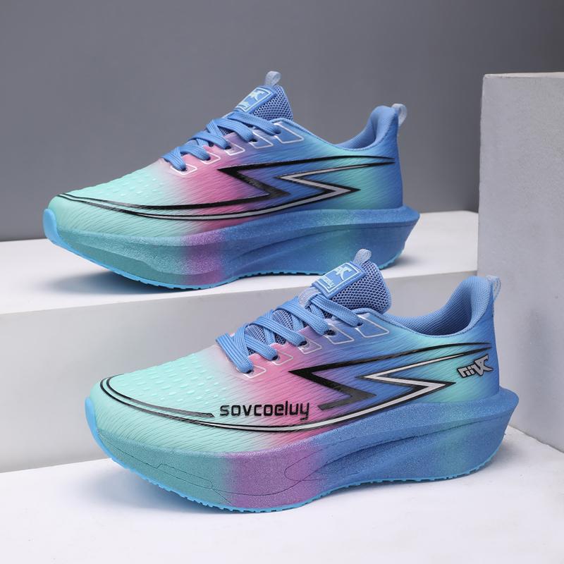 Herren Sports Spezialität Marathon Laufschuhe Carbonplatte Atmungsaktiv Leichtgewicht Damen Bequem Sportlich Rutschfest Dämpfung Stabilität Sneaker