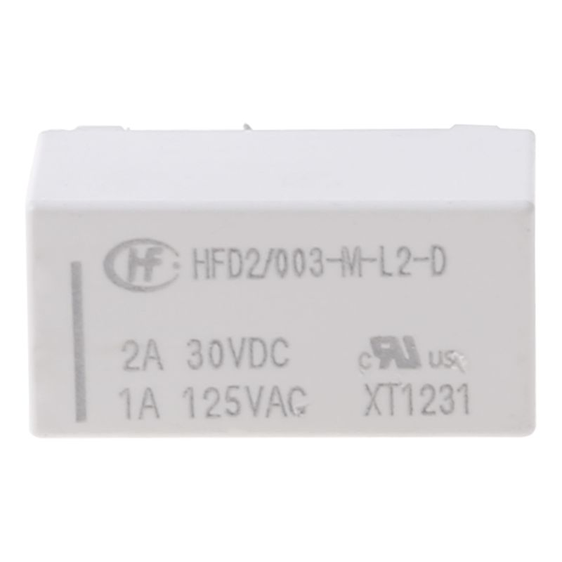 HFD2-003-M-L2-D Double In-line Single Coil Relay 10 Pin 3V Coil Bistable Latching Micro Mini Relay Easy To Install