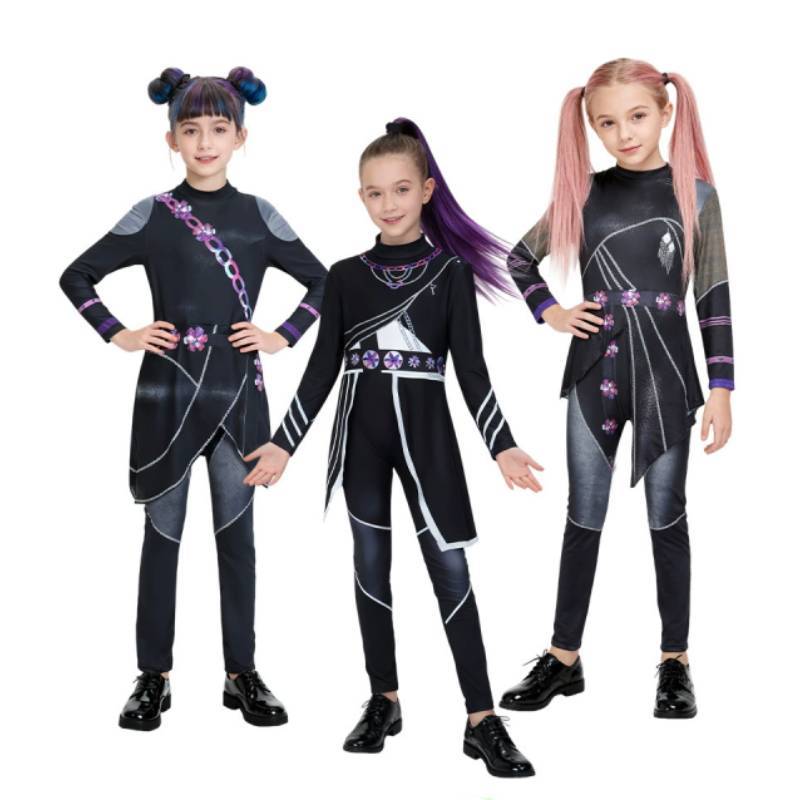 Kpop Dämonenjäger Rumi Zoey Mira Cosplay Catsuit Aus Kunstleder für Halloween Party Performance