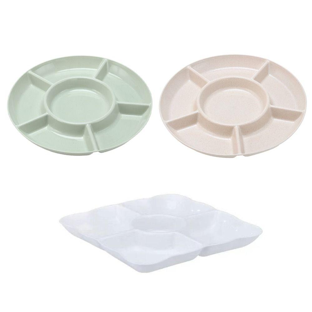 Candy Divided Simple Pastry Food Storage Tray Nuts Dish Snack Plate Appetizer Serving Platter